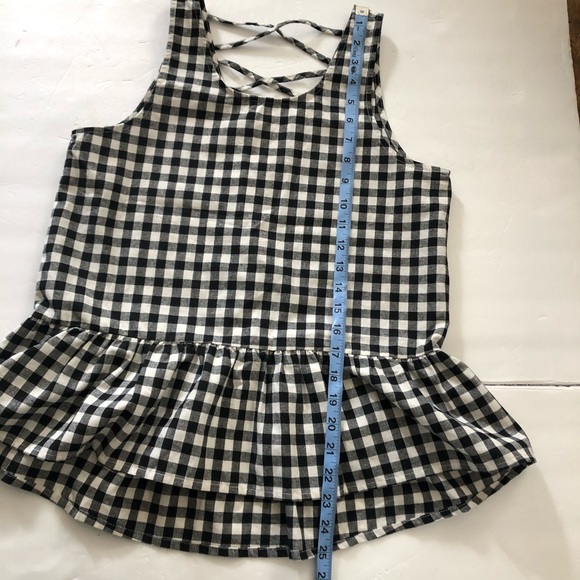 JACK by BB Dakota Gingham Print Top XS - Picture 9 of 10